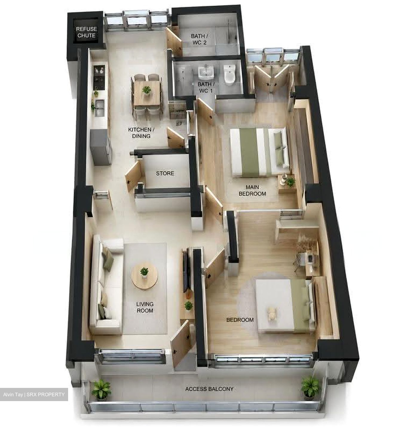 Blk 271 Gombak Place (Bukit Batok), HDB 3 Rooms #634140621